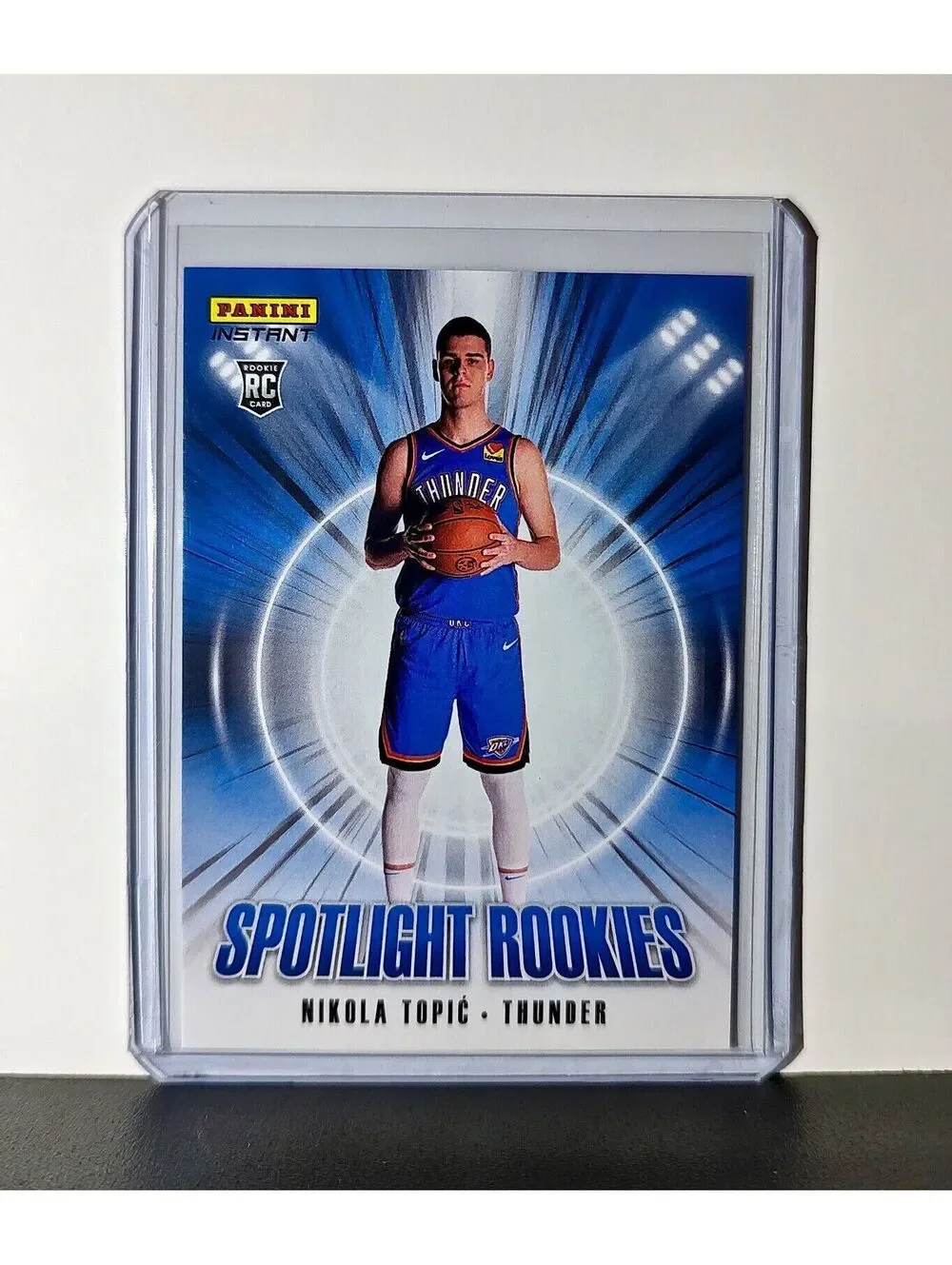 Nikola Topic Rookie 2024-25 Panini Spotlight Rookies NBA #12 Thunder 1 of 170